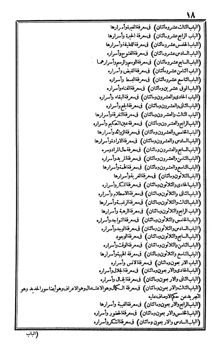 futmak.com - الفتوحات المكية - الصفحة 18 - من الجزء الأول