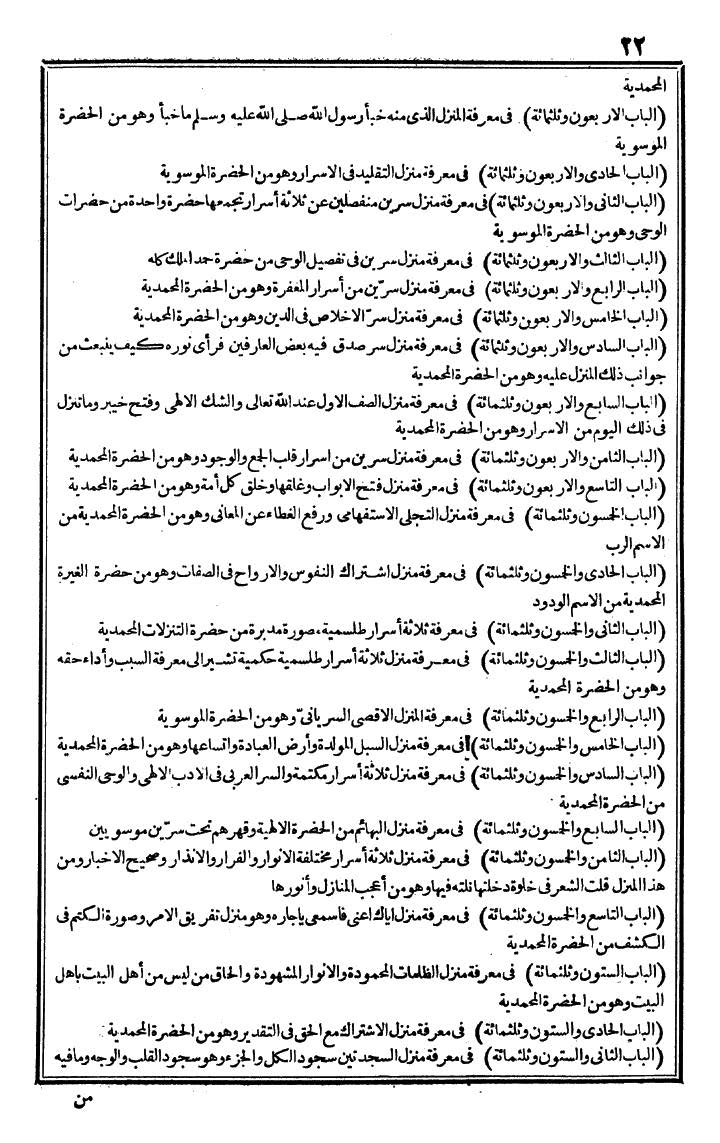 futmak.com - الفتوحات المكية - الصفحة 22 - من الجزء الأول